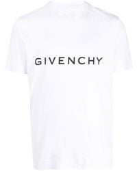 Givenchy - ホワイト コットン リバーシブル Tシャツ - Lyst