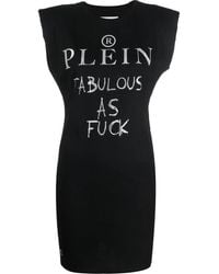 Philipp Plein - T-Shirt À Logo Orné De Cristaux - Lyst