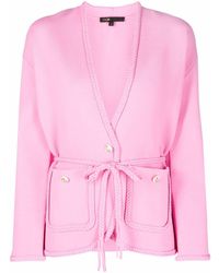 Maje Cotton Moulinette Contrast Trim 
