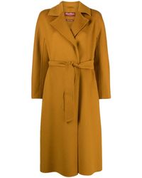 Max Mara - Belted Knitted Coat - Lyst