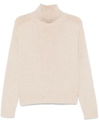 Eric Bompard - Hammer-Sleeve High-Neck Sweater - Lyst
