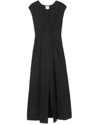 Alysi - V-Neck Maxi Dress - Lyst