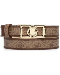 Guess - Karnilla 4G Logo-Buckle Belt - Lyst