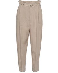 3.1 Phillip Lim - Broek Met Geplooid Detail En Toelopende Pijpen - Lyst