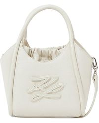 KARL LAGERFELD - Mini K-Autograph Tote Bag - Lyst