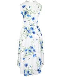Stella McCartney - Robe Sans Manches À Fleurs - Lyst