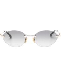Gucci - Oval-Frame Sunglasses - Lyst