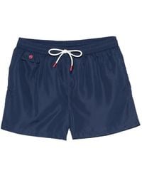 Kiton - Drawstring Swim Shorts - Lyst