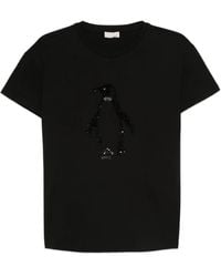 Liu Jo - Sequin Penguin T-Shirt - Lyst