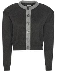 ROTATE BIRGER CHRISTENSEN - Cardigan mit Logo - Lyst