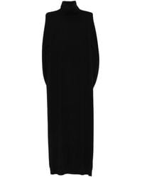 Uma Wang - Wrap High-Neck Raglan-Sleeve Maxi Dress - Lyst