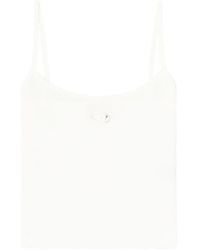 DIESEL - Logo Cotton Tank Top - Lyst