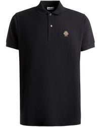 Bally - Logo-Patch Organic Cotton Polo Shirt - Lyst