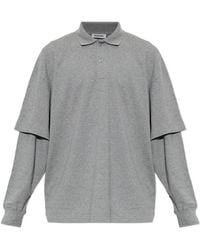 DARKPARK - Zack Layered-Sleeve Cotton Polo Shirt - Lyst