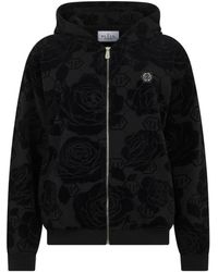 Philipp Plein - Flock Flower Monogram Hoodie - Lyst