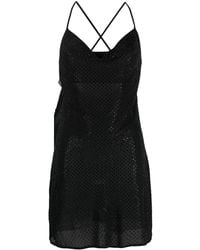 P.A.R.O.S.H. - Stud-Embellished Mini Dress - Lyst