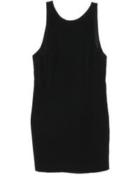 Carla G - V-Back Sleeveless Mini Dress - Lyst
