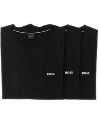 BOSS - Logo-Print T-Shirt (Set Of Three) - Lyst