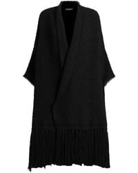 Dolce & Gabbana - Fringed-Edge Cape - Lyst