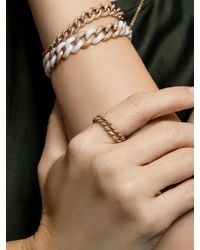 SHAY - Diamond Link Ring - Lyst