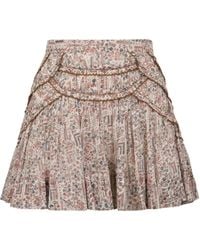 Isabel Marant - Ceola Minirock mit Print - Lyst
