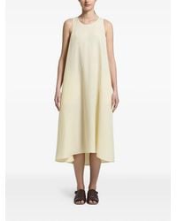 Peserico - Linen Sleeveless Midi Dress - Lyst