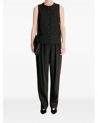 Loulou de Saison - Jane Button-Up Sleeveless Waistcoat - Lyst