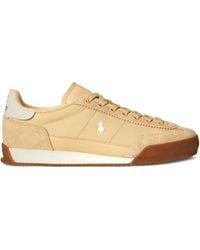 Polo Ralph Lauren - Baskets À Empiècement En Daim - Lyst