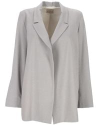 Marella - Notch-Lapel Open-Front Jacket - Lyst