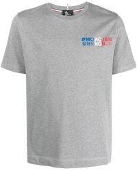 3 MONCLER GRENOBLE - Mountain T-Shirt mit Logo-Print - Lyst