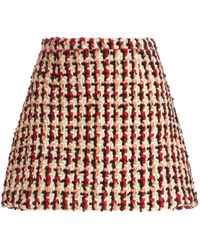 Etro - Bouclé Wool-Blend Mini Skirt - Lyst