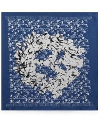 DENIM TEARS - Cotton Wreath Printed Bandana - Lyst