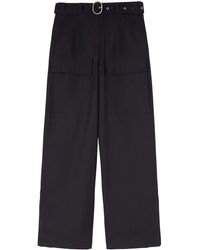 Jil Sander - ベルテッド ワイドパンツ - Lyst