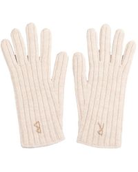 Ruslan Baginskiy - Ribbed-Knit Monogram Gloves - Lyst