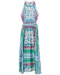Sandro - Maxi-Jurk Met Bloemenprint - Lyst