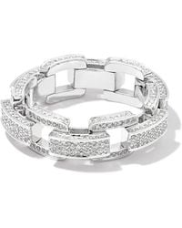 SHAY - 18K Deco Link Diamond Ring - Lyst