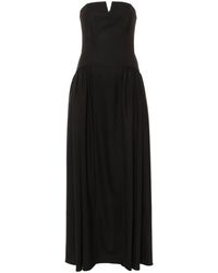 V:PM ATELIER - Lilis Strapless Maxi Dress - Lyst