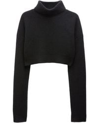 Filippa K - Ribbed-knit Cashmere Cropped Jumper - Lyst