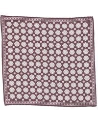 Eleventy - Floral-Print Pocket Square - Lyst