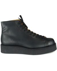 Yohji Yamamoto - Demi Leather Boots - Lyst