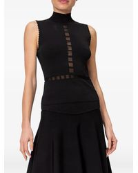 Twinset - Actitude Mesh-Panel Top - Lyst