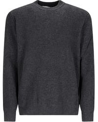 Tagliatore - Ribbed Crew-Neck Sweater - Lyst