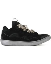 Lanvin - Chain Plaque-Detail Sneakers - Lyst