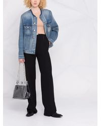 Maison Margiela - ノーカラー デニムジャケット - Lyst