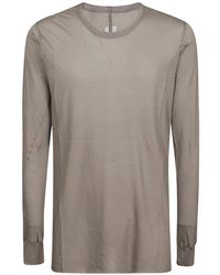 Rick Owens - Basic Long-Sleeve Cotton T-Shirt - Lyst