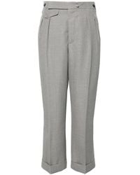 Victoria Beckham - High-Waist Tailored Trousers - Lyst