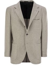 Kiton - Single-Breasted Cashmere Jacket - Lyst