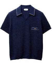 Versace - Cotton Knit T-Shirt - Lyst