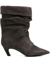 Ash - 50Mm Slouch-Effect Pointed-Toe Boots - Lyst