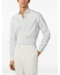 Hackett - Floral-Print Button-Down Cotton Shirt - Lyst
